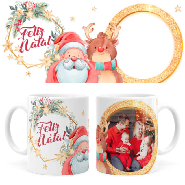 Arte Caneca Natal 31 Digital Png