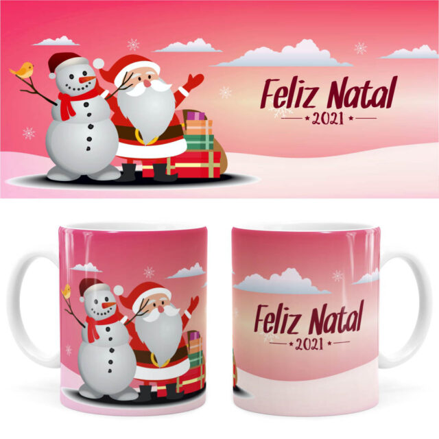 Arte Caneca Natal 47 Digital Png