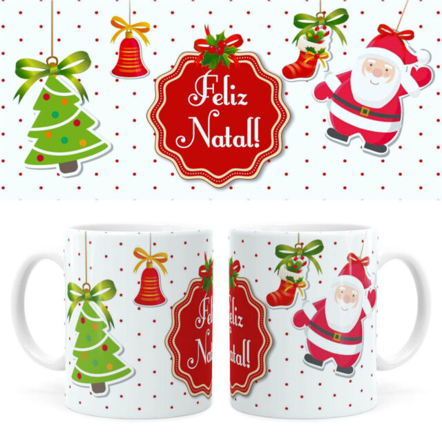 Arte Caneca Natal 73 Digital Png