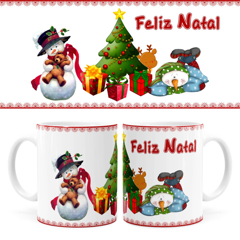 Arte Caneca De Natal 17 Digital Png Qualidesign 