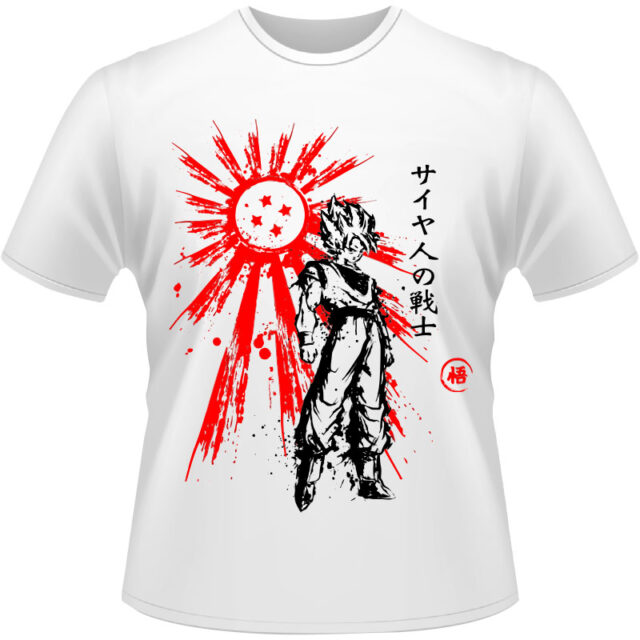 Camiseta Desenho Goku sem cor Arte a lápis Goku .png